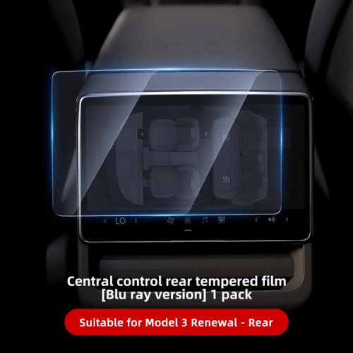 Protection d'écran arrière en film trempé pour Tesla Model 3, version Blu ray, 1 pack, protection optimale.