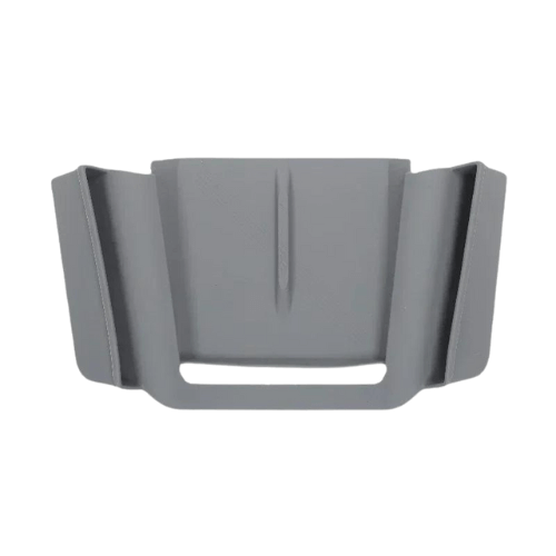Protection de console centrale Tesla en gris, accessoire durable pour l'intérieur de véhicule électrique.