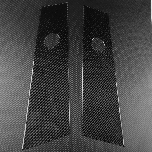 Covering montant de portière en carbone pour Tesla Model 3 Highland, protège contre les éraflures et rayures.