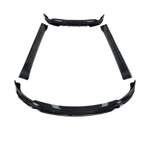 Kit carrosserie Sport pour Tesla Model 3 Highland, pièces aérodynamiques en noir, installation facile et élégante.