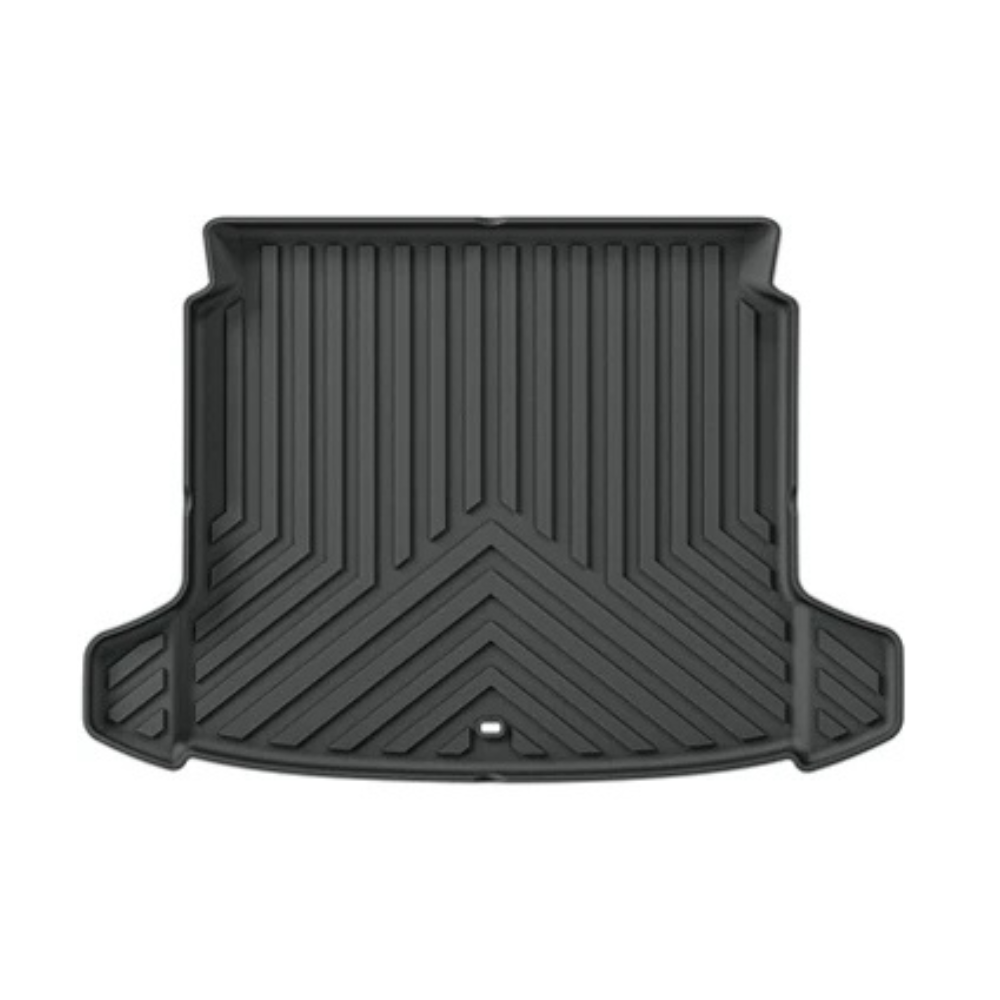 Tapis de sol noir toutes saisons pour MG, conçu pour protection contre l'eau et la saleté.