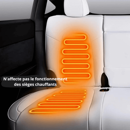 Housse de siège en similicuir; n'affecte pas les sièges chauffants, protection et style pour votre auto.