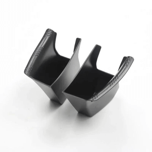 Rangement de portière noir pour Tesla, idéal pour organiser l'intérieur du véhicule efficacement.