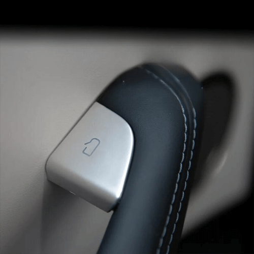 Protection bouton d'ouverture des portières Tesla en aluminium pour éviter les éraflures et améliorer le style.
