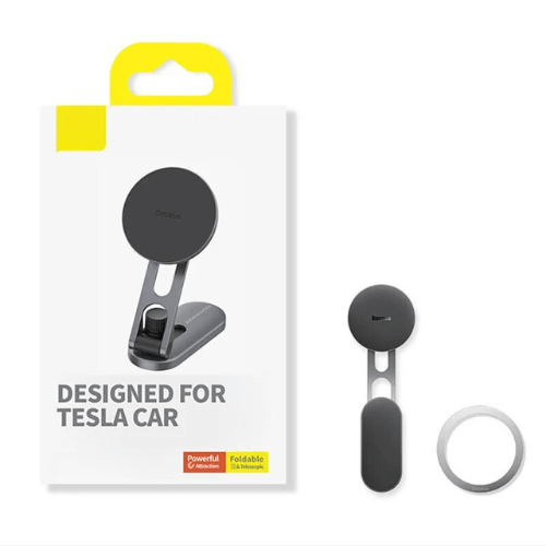 Support de téléphone pour Tesla : support pliable et puissant, conçu pour une utilisation facile et sécurisée.
