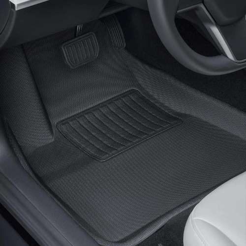 Tapis de protection intérieur en TPE pour Tesla Model 3 et Y, offrant élégance et durabilité.