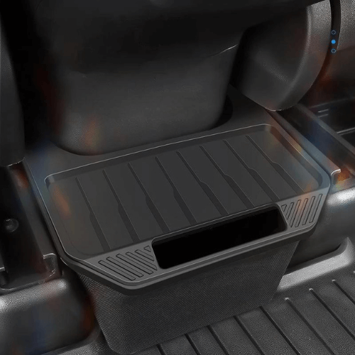 Bac de rangement Tesla passager arrière, espace de stockage élégant et pratique.