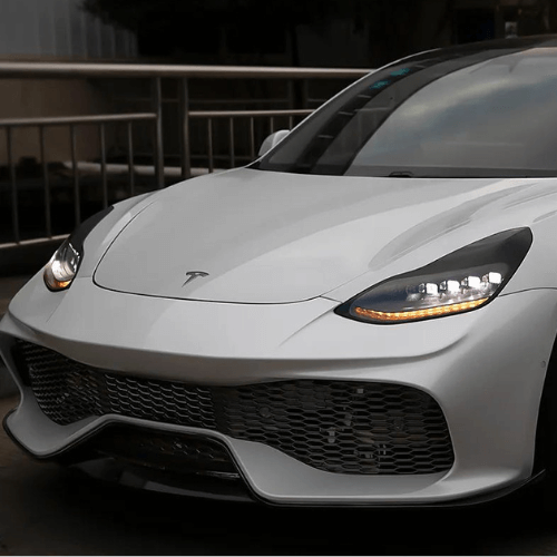 Phare LED avant pour Tesla Model 3 et Model Y, offrant une visibilité optimale et une technologie adaptative.