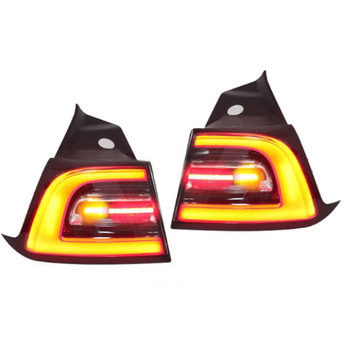 Feux LED arrière type OEM pour Tesla, design élégant et facile à installer, pour une apparence authentique et moderne.