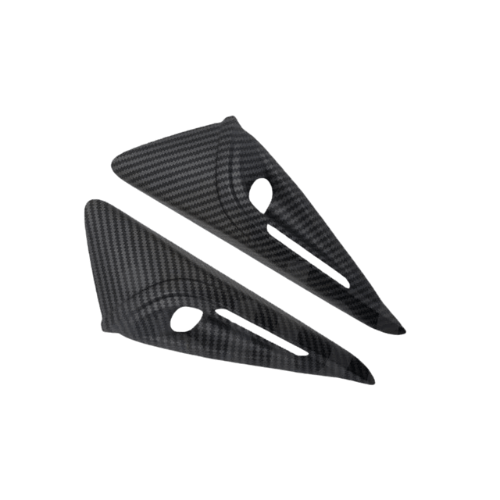 Covering de clignotants en carbone pour Tesla, ajout d'élégance et de style au véhicule électrique.