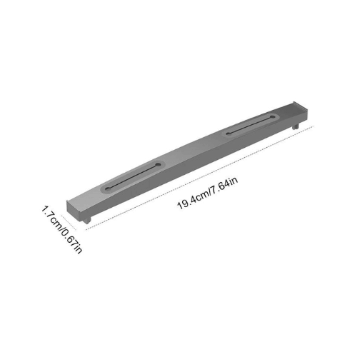 Passe-câbles de console centrale pour Tesla Model 3 et Y, dimensions 19.4 cm x 1.7 cm.