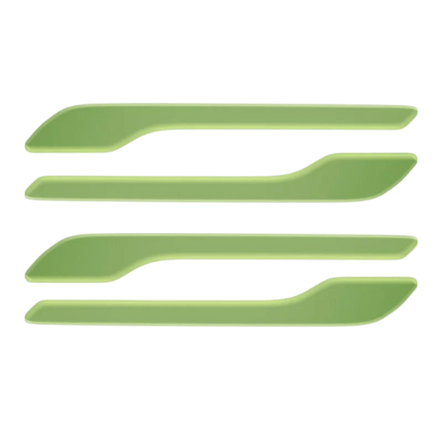 Covering poignée de portière pour Tesla Model 3 et Model Y, en vert, protection et esthétique améliorées.