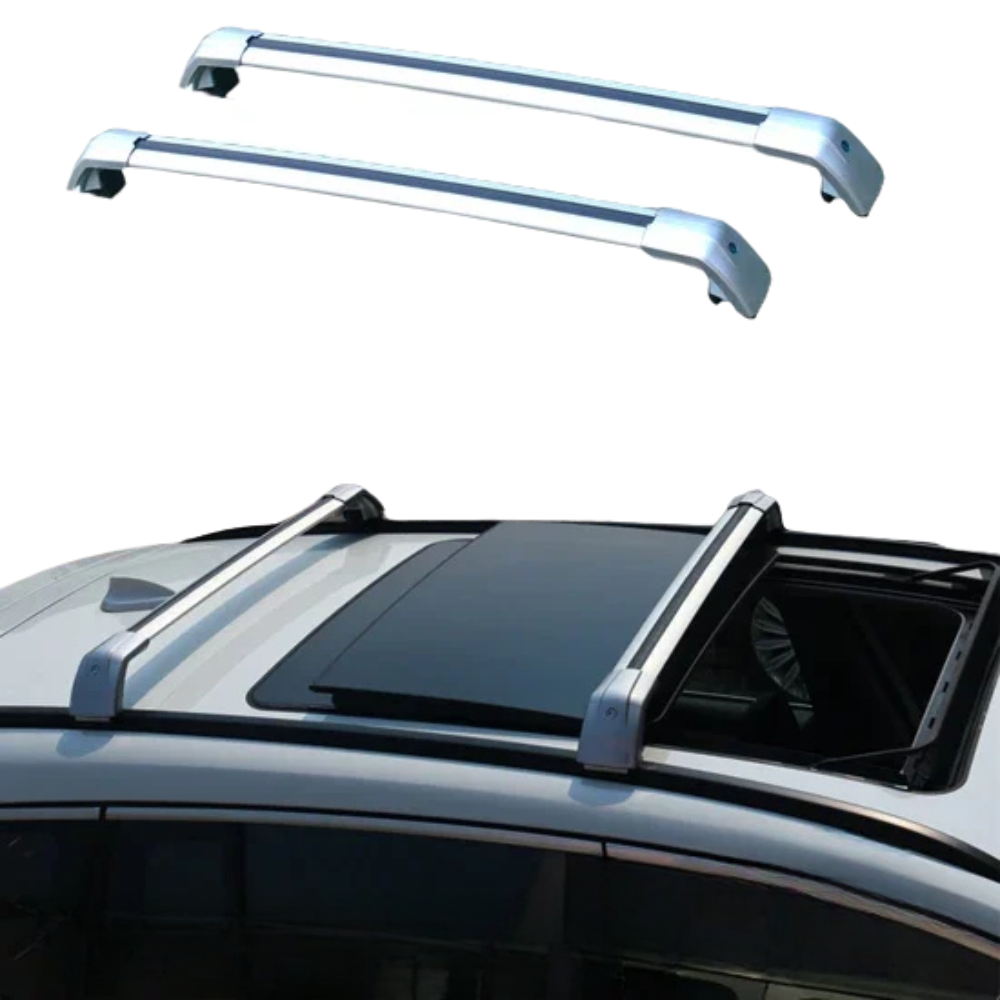 Barres de toit en aluminium pour SUV Xpeng G9 2022–2025, robustes et faciles à installer, idéales pour le transport.