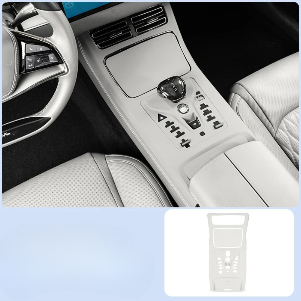 Covering de console centrale pour BYD Han, design élégant et protection contre rayures et usure, installation facile.