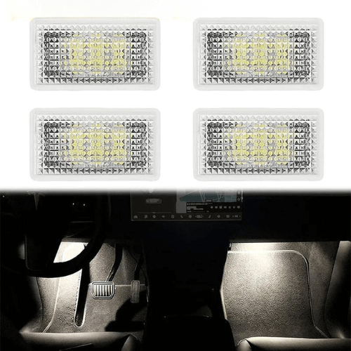 Pack LED Intérieur pour Tesla: ensemble de 4 lumières LED haute qualité pour un éclairage d'ambiance optimal.
