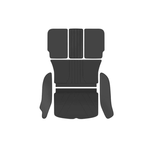 Tapis de coffre pour Tesla Model Y, élégant et fonctionnel, offrant une protection optimale.