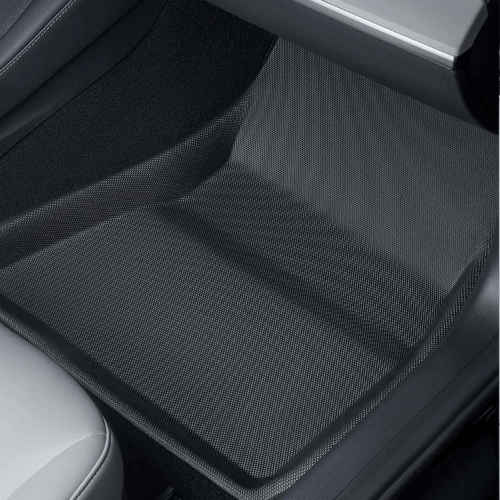 Tapis de protection intérieur en TPE pour Tesla Model 3 et Y, offrant élégance et durabilité.