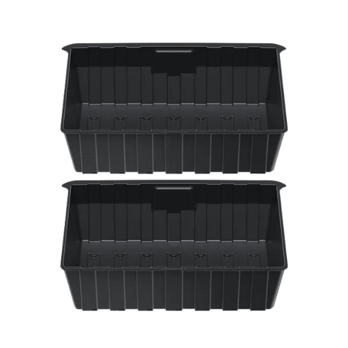 Bac de rangement sous siège pour Tesla Model Y, conçu pour optimiser l'espace et organiser efficacement.