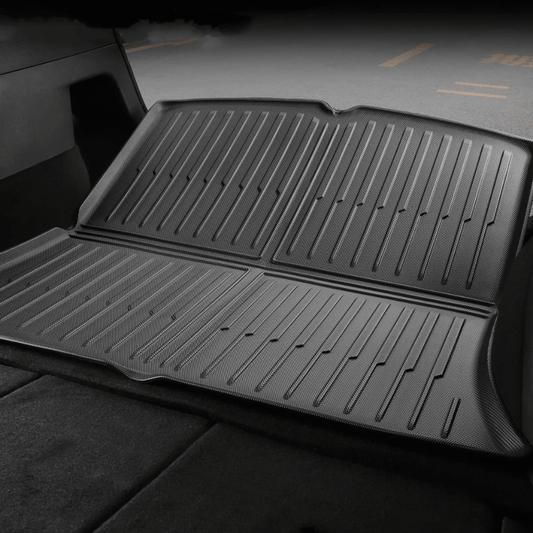 Tapis de coffre en TPE pour Tesla Model Y, protection complète et facile à nettoyer.