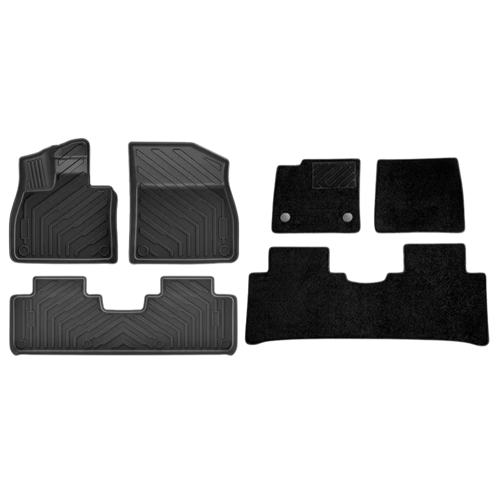 Tapis de sol toutes saisons en TPE pour véhicules BYD Seal U et U-DMI, protection durable contre les intempéries.