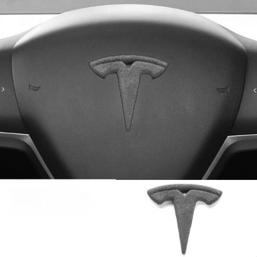 Covering volant Tesla Model 3 Y with premium suede design for enhanced grip and comfort.