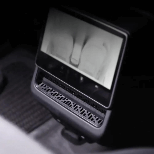 Cache grille d'aération arrière pour Tesla Model 3 Highland, ajoutant style et sophistication à l'intérieur.