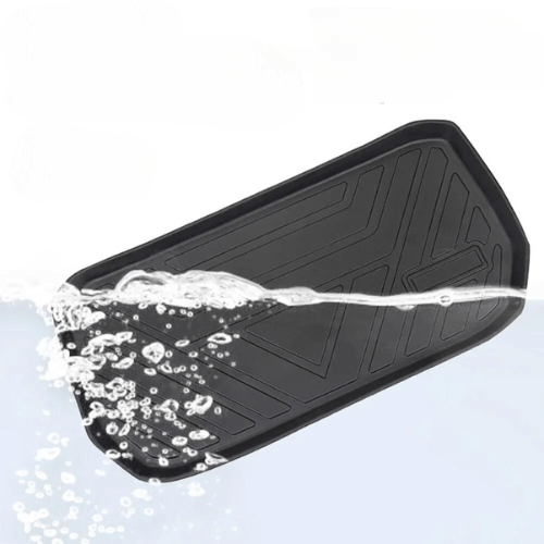 Tapis de coffre Tesla Model Y en TPE, résistant à l'eau, sous l'eau, pour protection optimale dans le véhicule.
