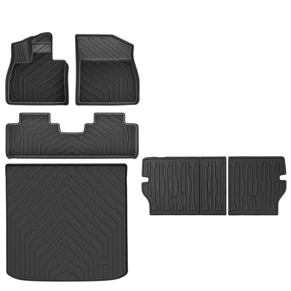 Tapis de sol toutes saisons en TPE pour véhicules BYD, modèles Seal U et U-DMI, protection durable et couvre-sol complet.