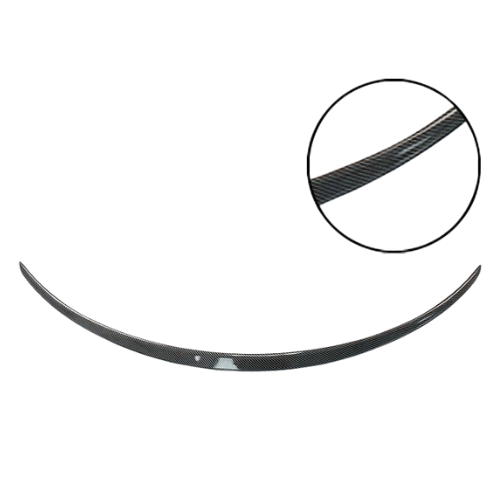 Becquet de carbone pour Tesla Model 3 Highland, améliorant l'aérodynamisme et l'esthétique du véhicule.