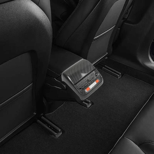 Covering aérateur arrière pour Tesla, ajoutant style et protection à l'intérieur de votre véhicule électrique.