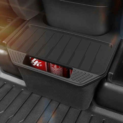 Bac de rangement arrière pour Tesla, conçu pour optimiser l'espace et organiser les objets dans votre véhicule.