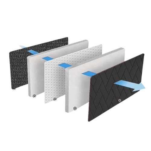 Tapis de coffre Tesla en différentes textures et matériaux pour protection optimale et style.