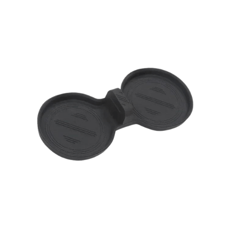 Accessoire de protection de console centrale pour Tesla, noir, design élégant et durable.