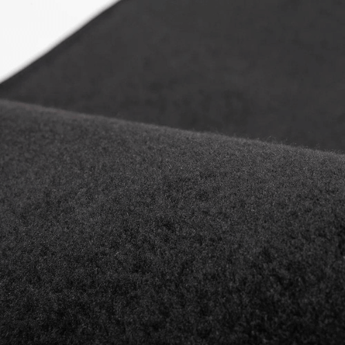 Tapis de coffre en moquette noire pour Tesla Model 3 ou Y, offrant protection et style pour l'espace de chargement.