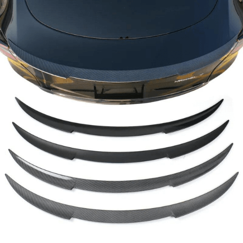 Becquet pour Tesla Model 3, pièces aérodynamiques en carbone, amélioration esthétique et performance.