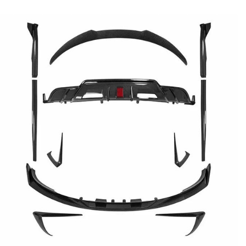 Kit carrosserie Turbo pour Tesla Model 3, pièces en fibre de carbone pour améliorer style et performances aérodynamiques.