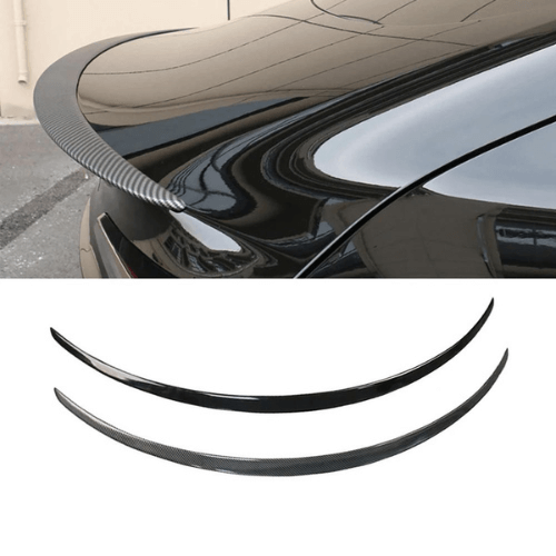 High-quality carbon fiber rear spoiler for Tesla Model 3 Highland, enhancing aerodynamics and aesthetics.