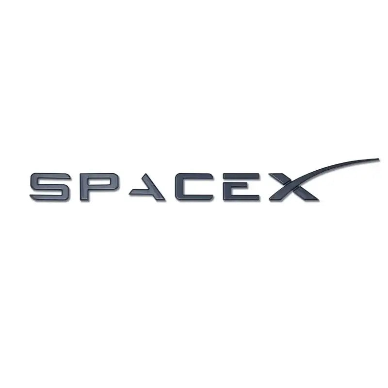 Logo SpaceX présenté en design moderne, parfait pour les passionnés d'innovation et d'exploration spatiale.