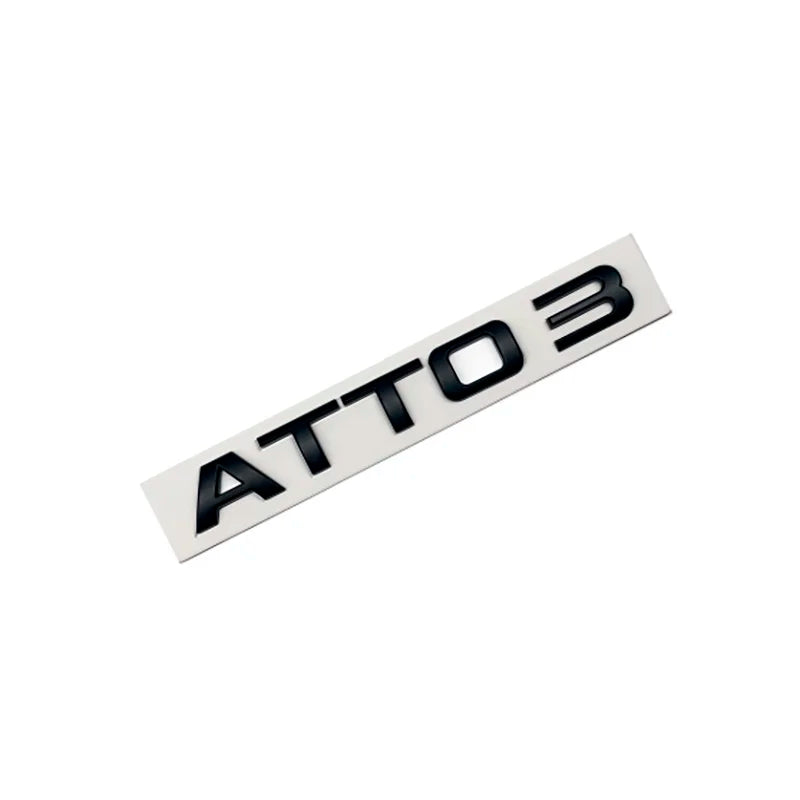 Emblème Atto 3 de BYD, emblème métallique pour personnaliser votre véhicule électrique.