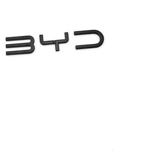 Emblèmes métalliques BYD pour véhicules électriques, compatibles avec tous les modèles de la gamme BYD.
