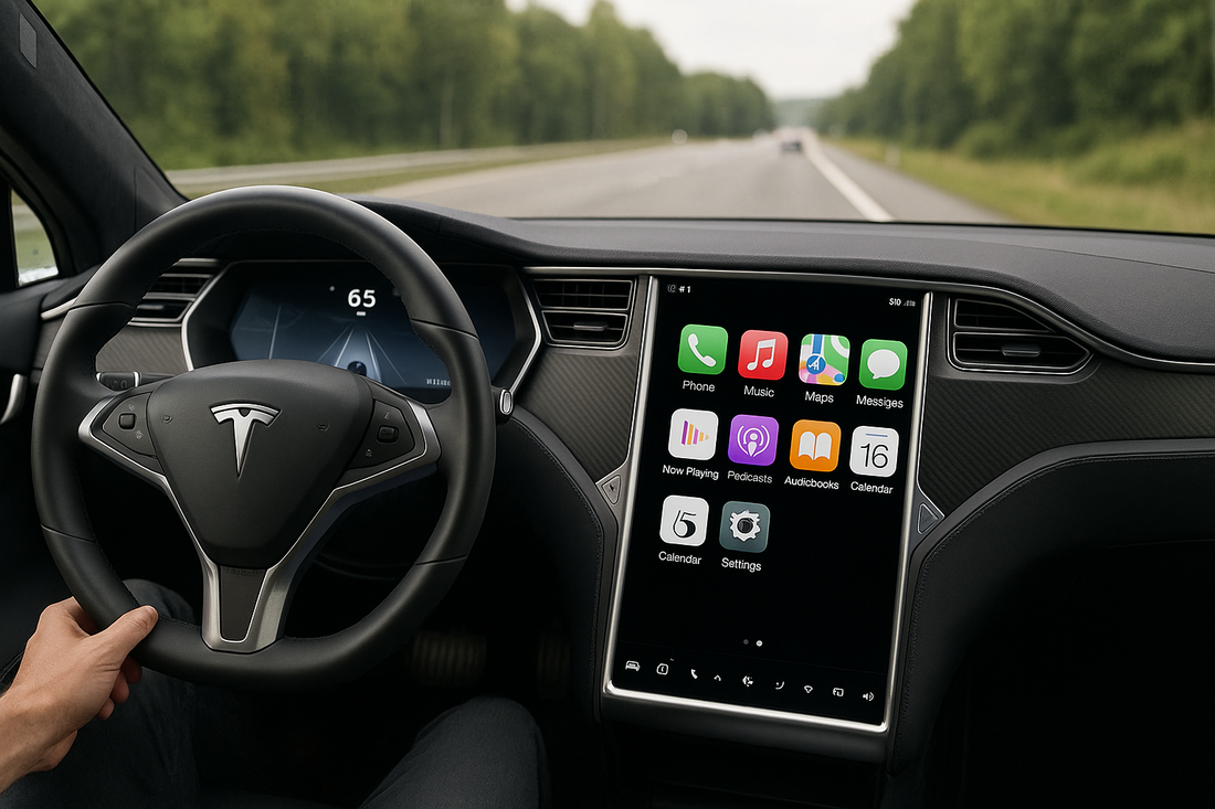 Tesla prépare enfin l’arrivée d’Apple CarPlay