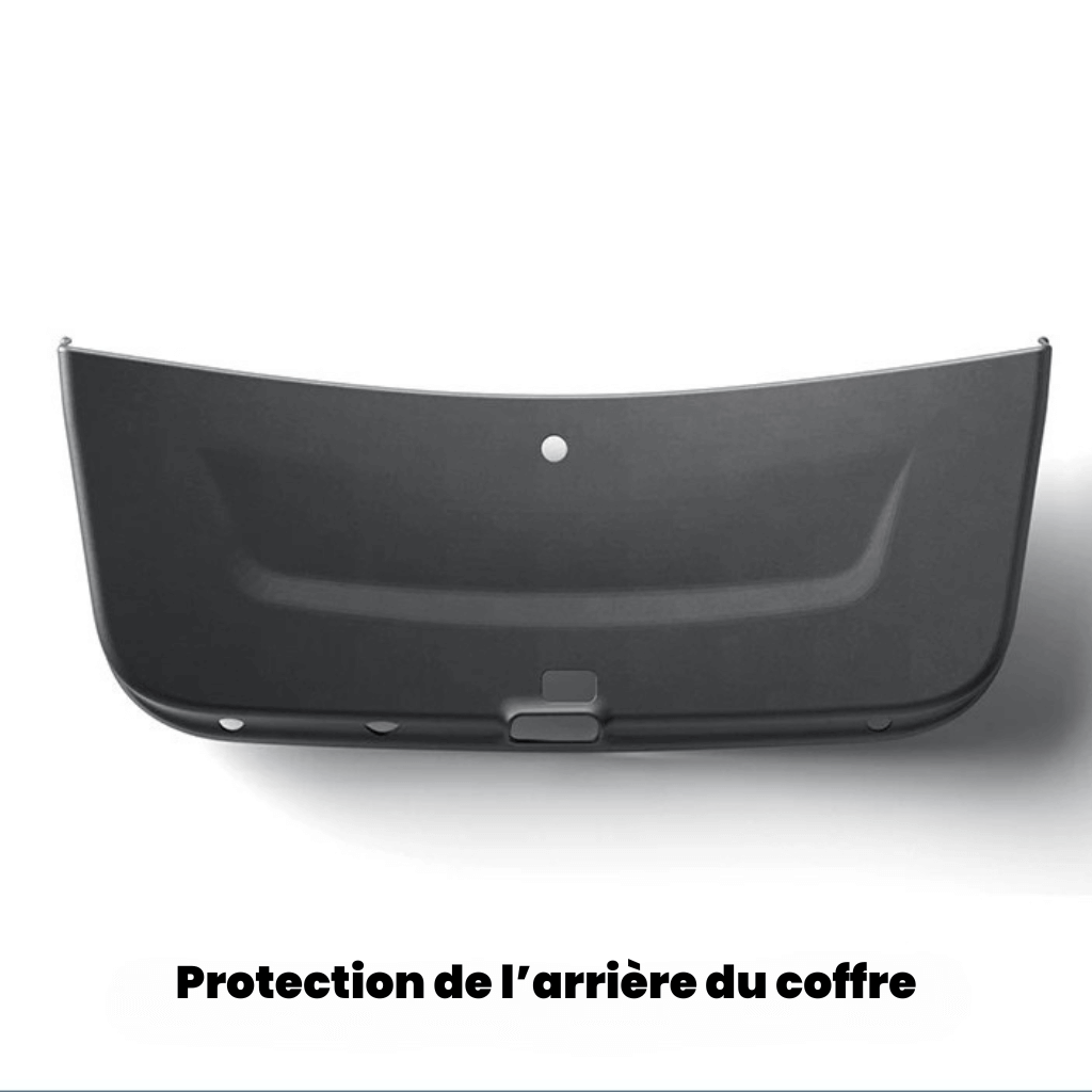 Protection arrière de coffre pour Tesla Model Y, accessoire durable et pratique.