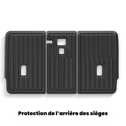 Protection de l'arrière des sièges en TPE pour Tesla Model Y, design durable et facile à nettoyer.