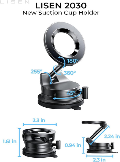 LISEN MagSafe Vacuum Car Mount