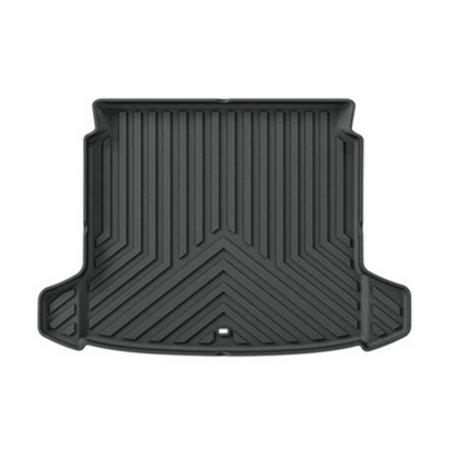 Tapis de sol noir toutes saisons pour MG, conçu pour protection contre l'eau et la saleté.