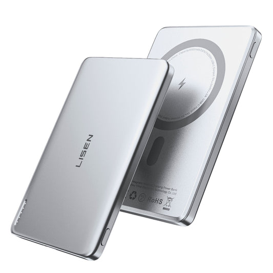 LISEN Qi2 Ultra-Slim  Power Bank（5k,15w）