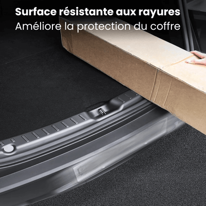 Protection de seuil de coffre pour Tesla Model Y Juniper 2025+, surface résistante aux rayures.