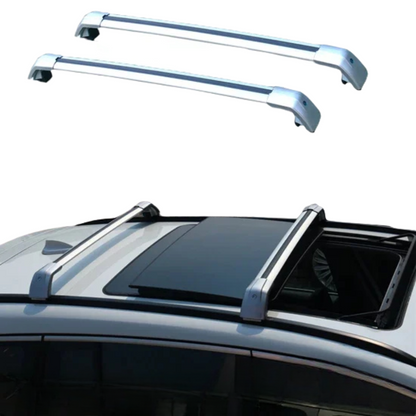 Barres de toit en aluminium pour SUV Xpeng G9 2022–2025, robustes et faciles à installer, idéales pour le transport.