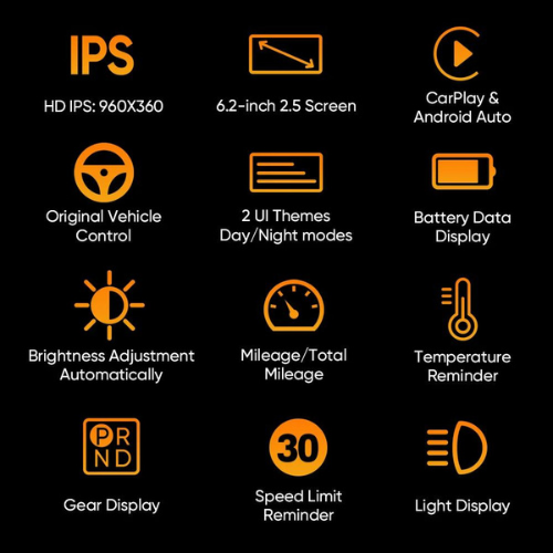 Dashboard LCD screen