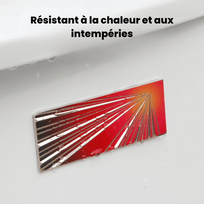 Emblème Tesla Launch Edition résistant aux intempéries, approprié pour Model 3, Y, S, X, Cybertruck.